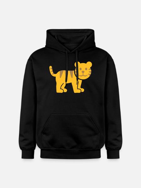 Tiger - Gildan Unisex Softstyle® Midweight Hoodie - Schwarz