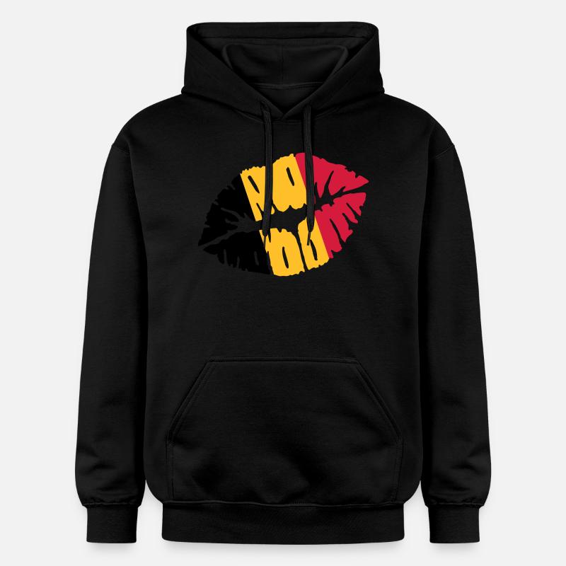 Belgique - Sweat à capuche Softstyle® Gildan Unisexe - noir