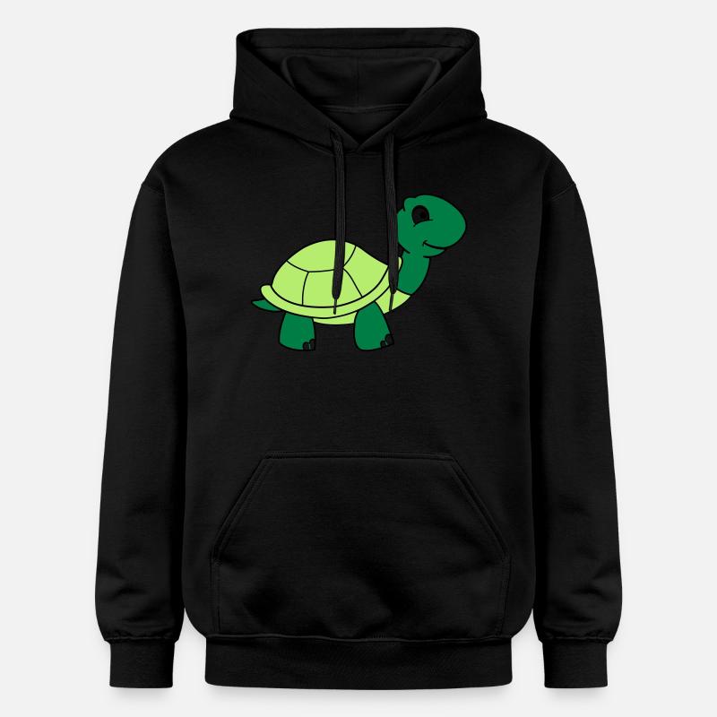 schildkroete_002 - Sweat à capuche Softstyle® Gildan Unisexe - noir