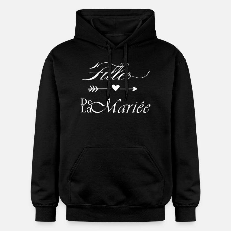 Fille de la mariée - Sweat à capuche Softstyle® Gildan Unisexe - noir