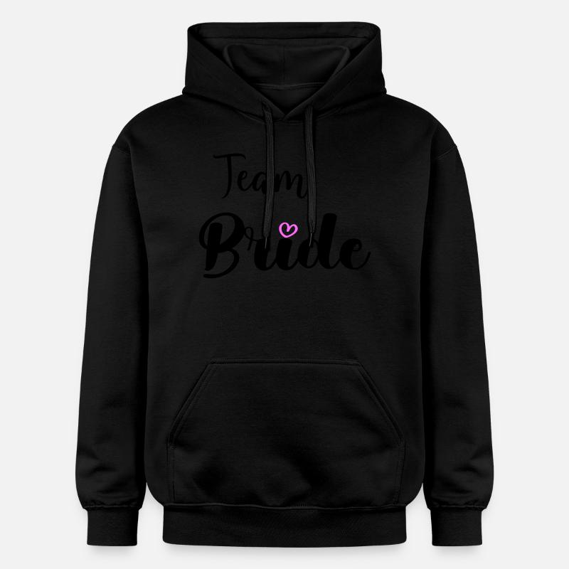 Mariée d’équipe - Sweat à capuche Softstyle® Gildan Unisexe - noir