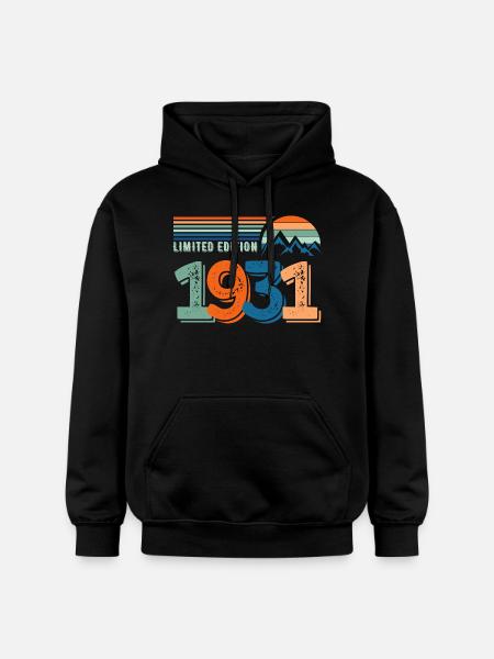 Limited edition 1931 - Gildan Unisex Softstyle® Midweight Hoodie - black