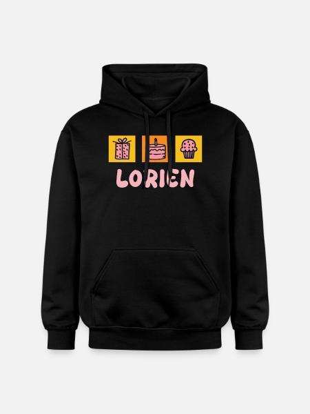 Lorien comme prénom - Sweat à capuche Softstyle® Gildan Unisexe - noir