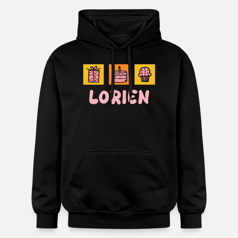 Lorien comme prénom - Sweat à capuche Softstyle® Gildan Unisexe - noir