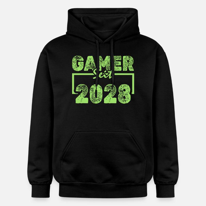 2028 - Sweat à capuche Softstyle® Gildan Unisexe - noir