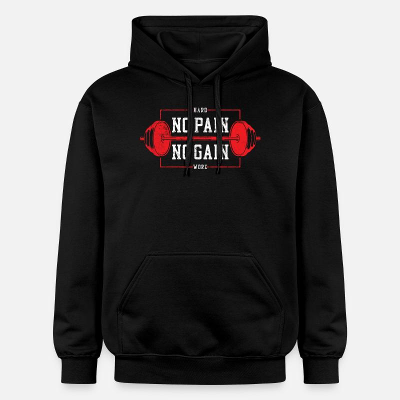 On n’a rien sans rien - Sweat à capuche Softstyle® Gildan Unisexe - noir