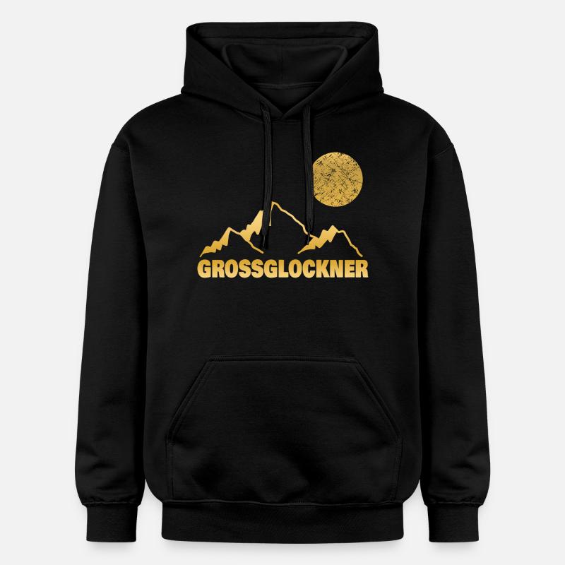 Mont Grossglockner - Sweat à capuche Softstyle® Gildan Unisexe - noir