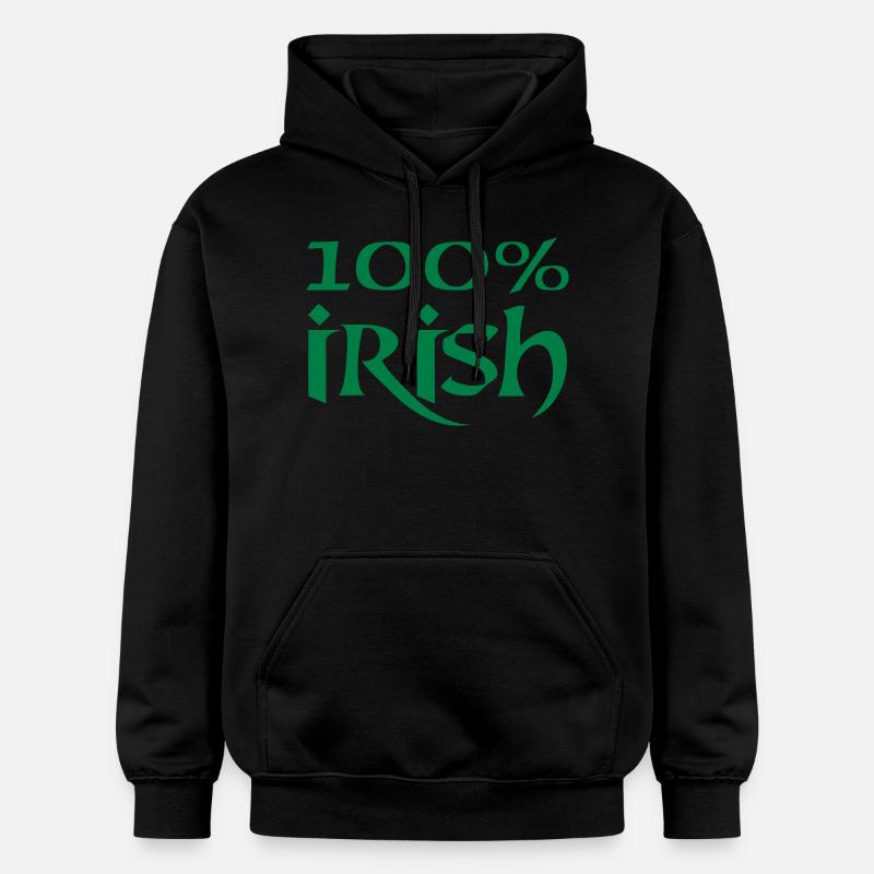 100 % irish - Sweat à capuche Softstyle® Gildan Unisexe - noir