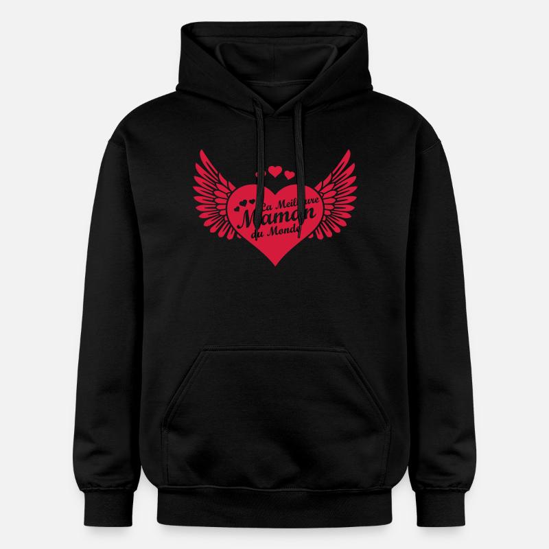 maman - Sweat à capuche Softstyle® Gildan Unisexe - noir