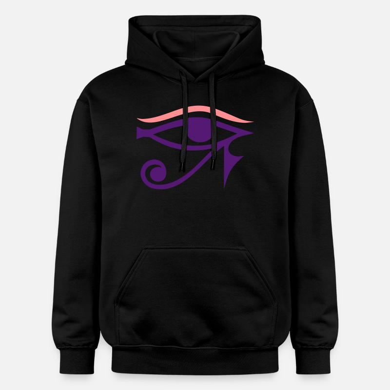 œil - Sweat à capuche Softstyle® Gildan Unisexe - noir