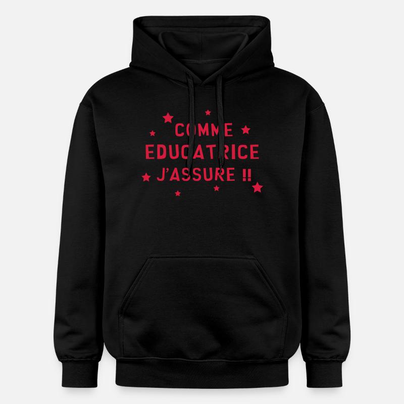 Education / Educateur / Educatrice / Ecole / Prof - Sweat à capuche Softstyle® Gildan Unisexe - noir