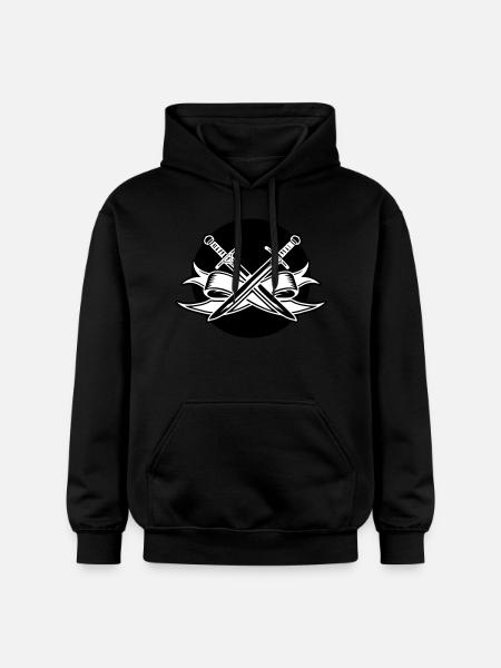 Sword Symbol - Gildan Unisex Softstyle® Midweight Hoodie - black