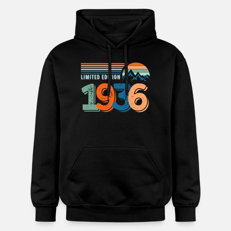Limited edition 1936 - Sweat à capuche Softstyle® Gildan Unisexe - noir