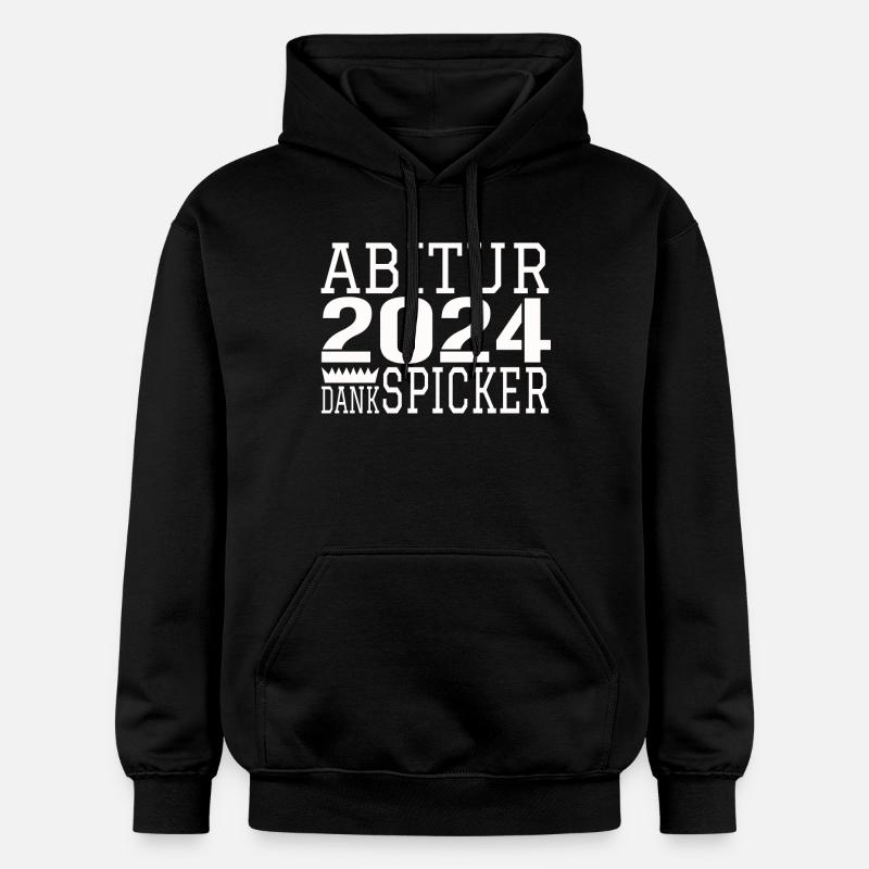 Abitur Spicker - Sweat à capuche Softstyle® Gildan Unisexe - noir