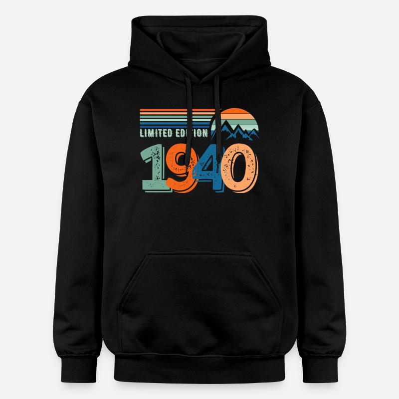 Limited edition 1940 - Sweat à capuche Softstyle® Gildan Unisexe - noir