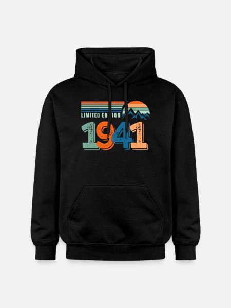 Limitierte Auflage 1941 - Gildan Unisex Softstyle® Midweight Hoodie - Schwarz