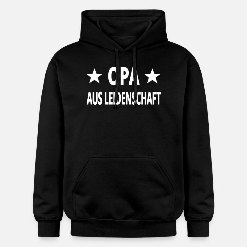 Opa - Gildan Unisex Softstyle® Midweight Hoodie - Schwarz