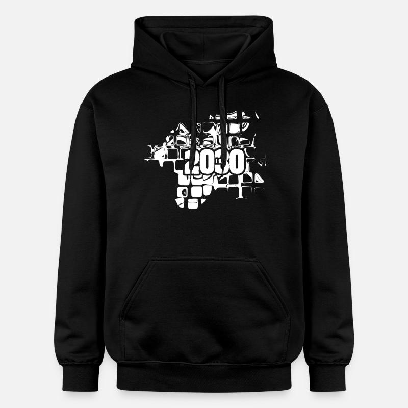 L’art 2030 - Sweat à capuche Softstyle® Gildan Unisexe - noir