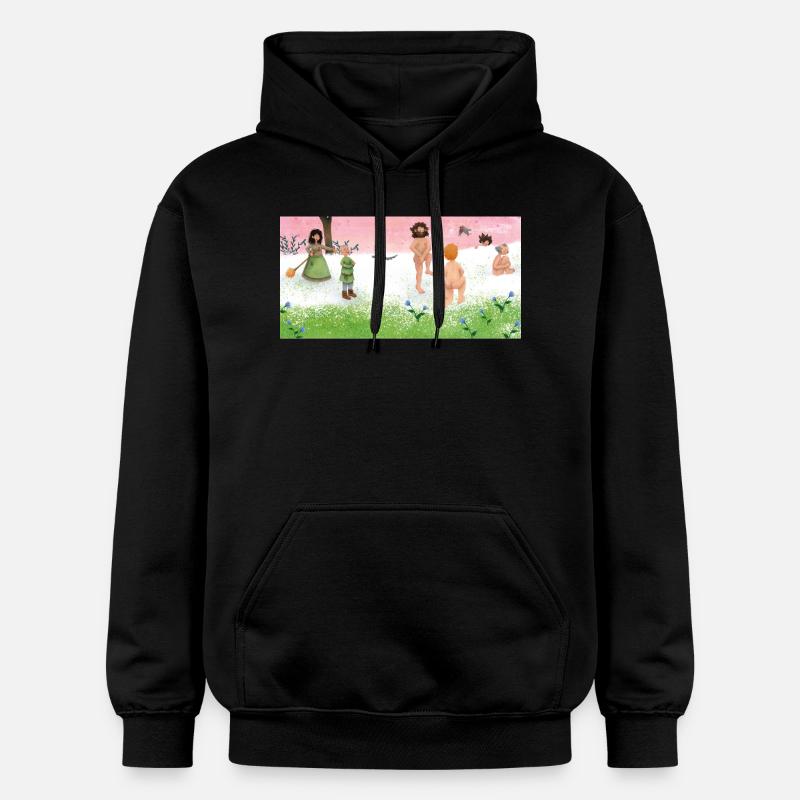 La fille du petit voleur - Sweat à capuche Softstyle® Gildan Unisexe - noir