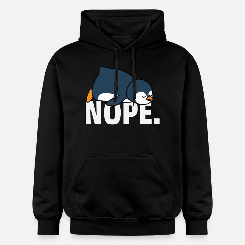 Pingouin - Sweat à capuche Softstyle® Gildan Unisexe - noir