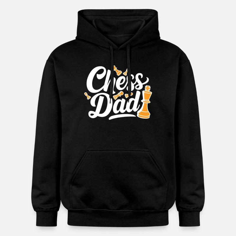 Chess Dad Chess Dire Citation - Sweat à capuche Softstyle® Gildan Unisexe - noir