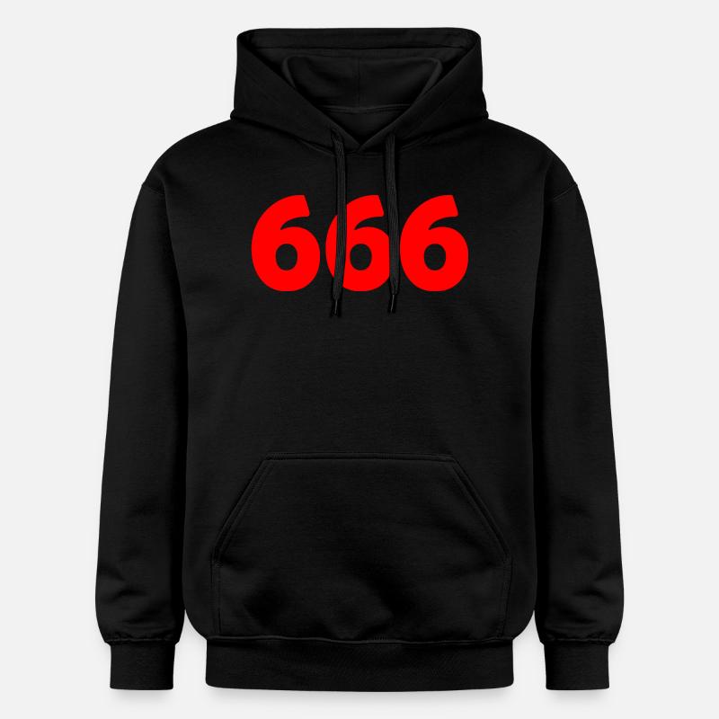 666 - Sweat à capuche Softstyle® Gildan Unisexe - noir