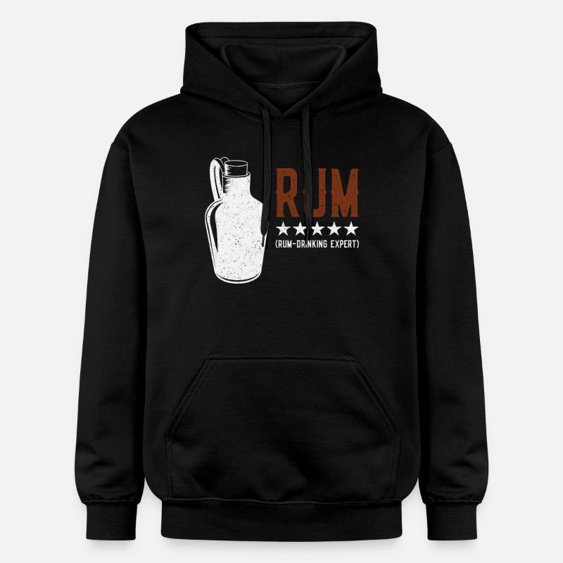Rum - Drinking Expert Rumtrinker - Gildan Unisex Softstyle® Midweight Hoodie - black