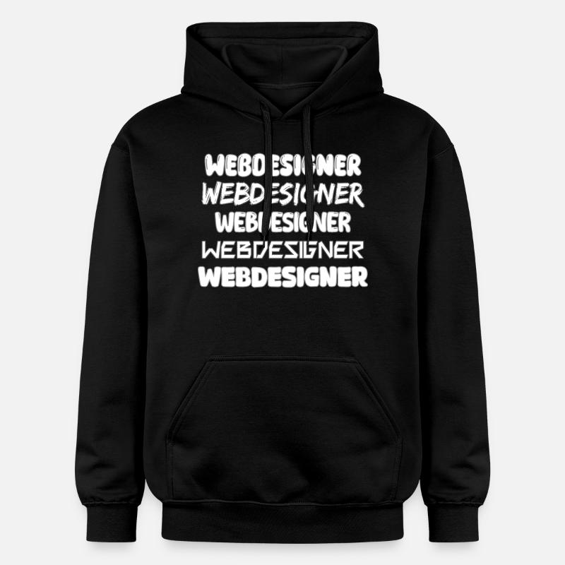 Le webdesigner comme métier - Sweat à capuche Softstyle® Gildan Unisexe - noir