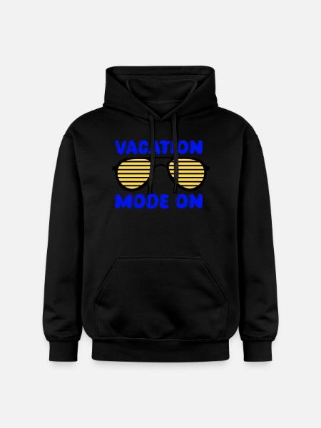 Sunglasses holiday - Gildan Unisex Softstyle® Midweight Hoodie - black