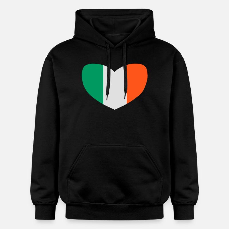 j'aime l'irlande - Sweat à capuche Softstyle® Gildan Unisexe - noir