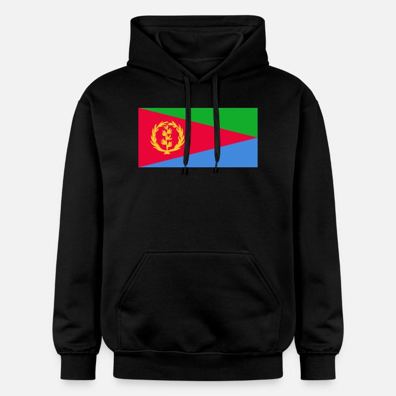 Drapeau de l'Érythrée - Sweat à capuche Softstyle® Gildan Unisexe - noir