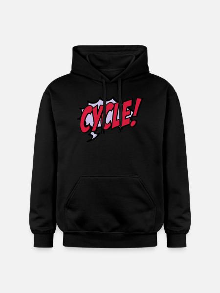 cycle - Sweat à capuche Softstyle® Gildan Unisexe - noir