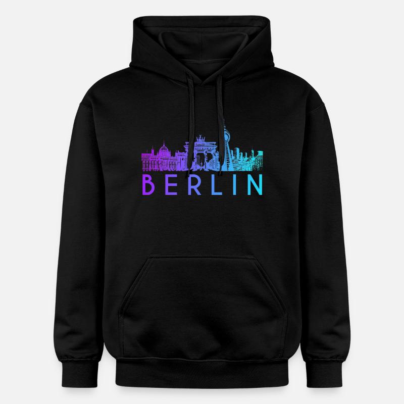 Horizon de Berlin - Sweat à capuche Softstyle® Gildan Unisexe - noir