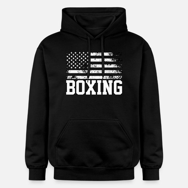 Boxe - Sweat à capuche Softstyle® Gildan Unisexe - noir