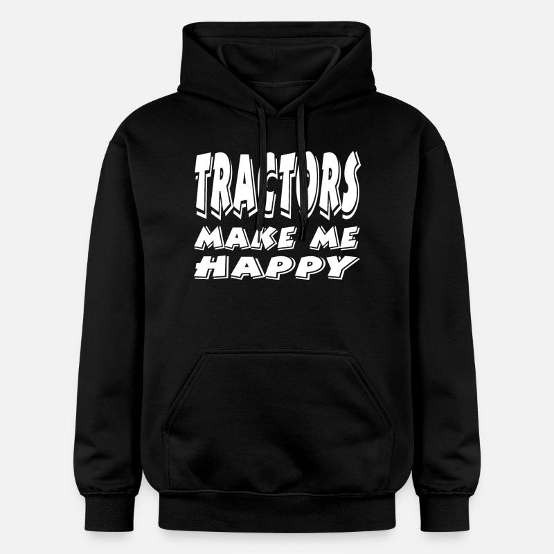 Traktor - Gildan Unisex Softstyle® Midweight Hoodie - Schwarz