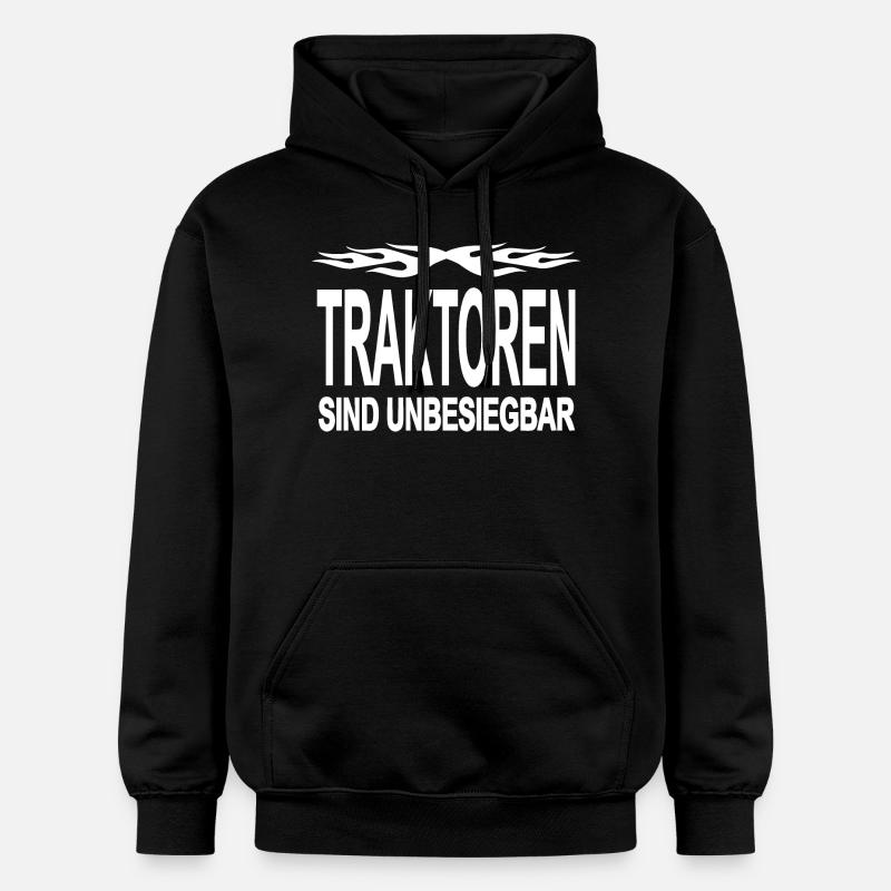 Traktor - Gildan Unisex Softstyle® Midweight Hoodie - Schwarz