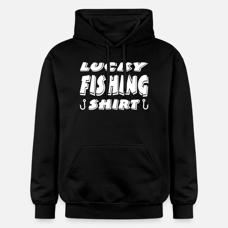 Pêche - Sweat à capuche Softstyle® Gildan Unisexe - noir