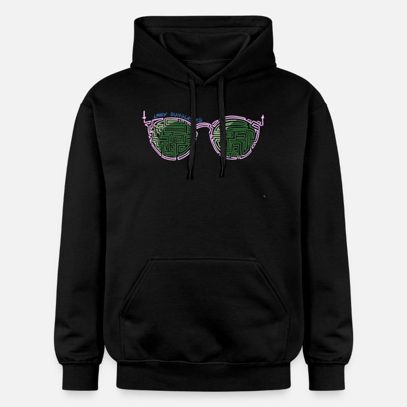 Laby Sonnenbrille 2 - Gildan Unisex Softstyle® Midweight Hoodie - Schwarz