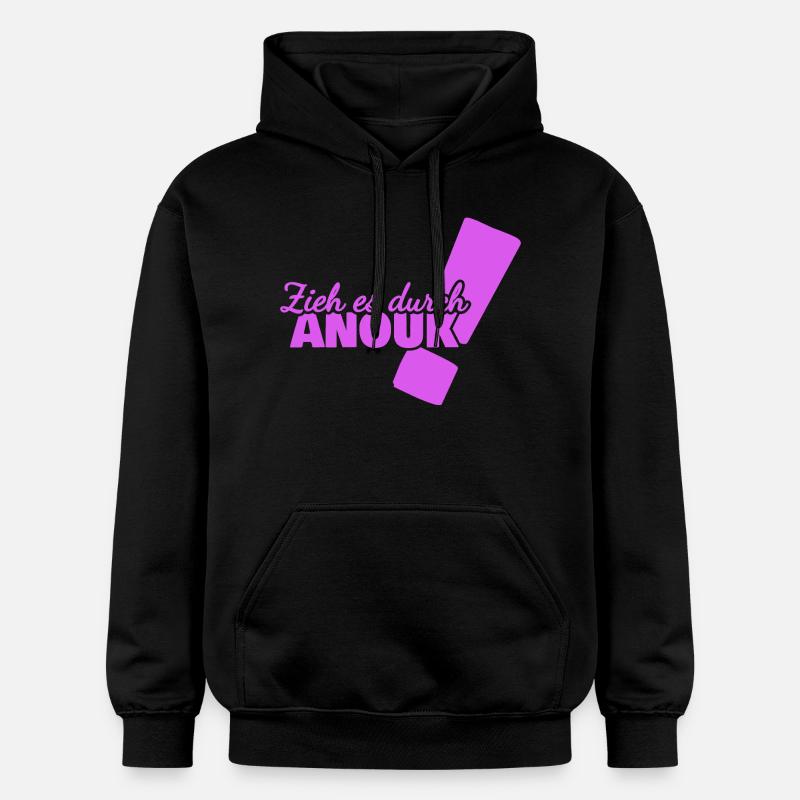 Anouk comme prénom - Sweat à capuche Softstyle® Gildan Unisexe - noir