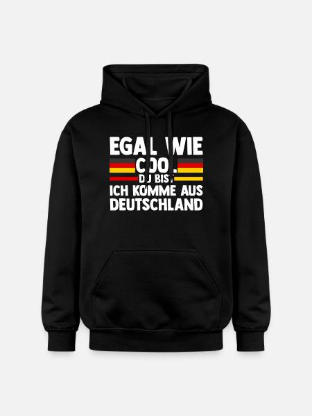 German German Germany - Gildan Unisex Softstyle® Midweight Hoodie - black