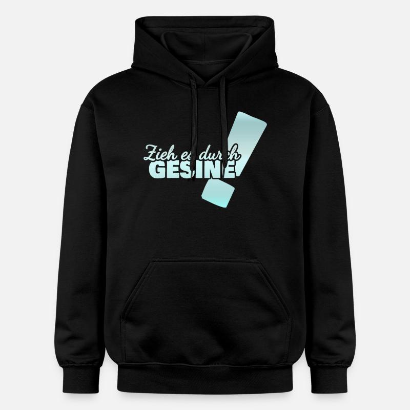 Prénom Gesine - Sweat à capuche Softstyle® Gildan Unisexe - noir