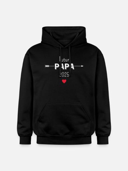 Daddy-to-be 2025 - Gildan Unisex Softstyle® Midweight Hoodie - black