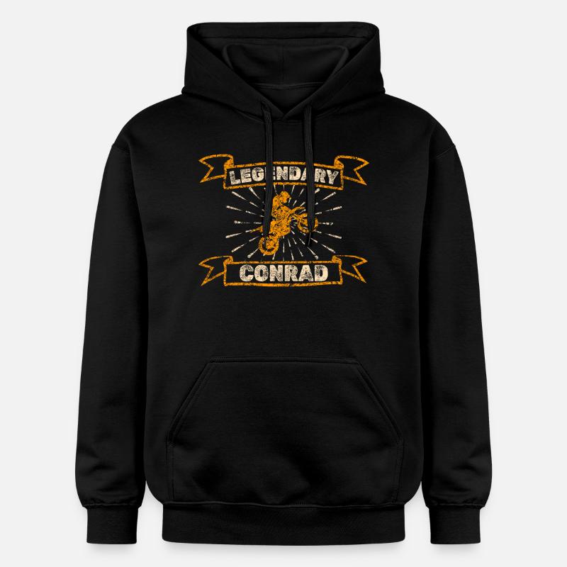 Cadeau pour Conrad - Sweat à capuche Softstyle® Gildan Unisexe - noir