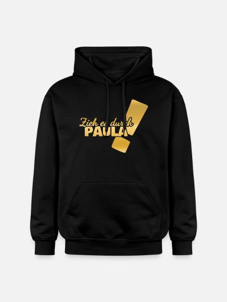 Paula as a first name - Gildan Unisex Softstyle® Midweight Hoodie - black