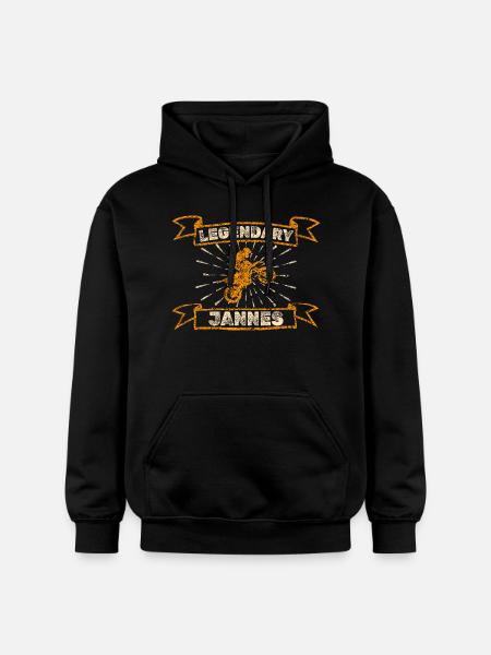 Jannes - Sweat à capuche Softstyle® Gildan Unisexe - noir