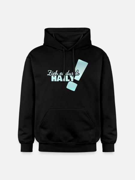 First name Haily - Gildan Unisex Softstyle® Midweight Hoodie - black