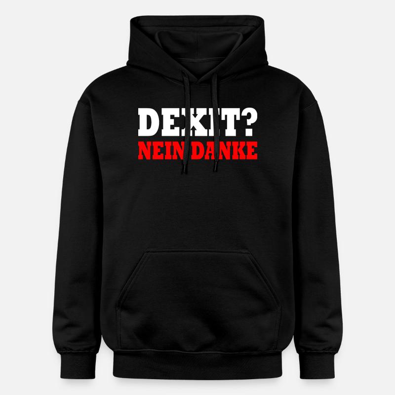 Dexit non merci - Sweat à capuche Softstyle® Gildan Unisexe - noir