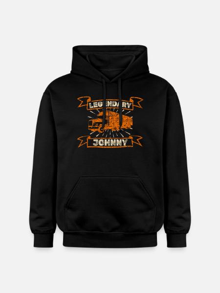 Johnny - Gildan Unisex Softstyle® Midweight Hoodie - Schwarz