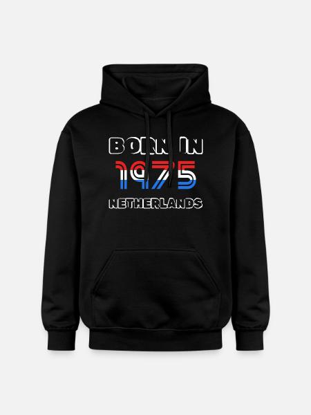 Netherlands 1975 - Gildan Unisex Softstyle® Midweight Hoodie - black