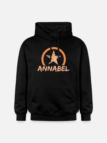 Annabel as a first name - Gildan Unisex Softstyle® Midweight Hoodie - black